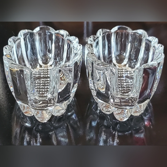 (2) Crystal Spoon Holders "438" by Princess House - Picture 11 of 11